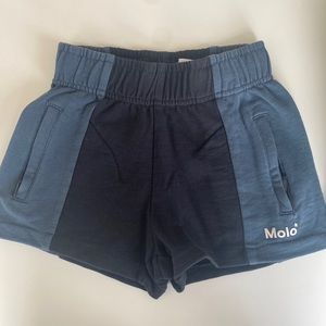 Molo Boys Black And Blue  Shorts 104 EUC